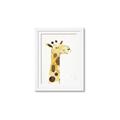 Picture of Smiling Giraffe _GroupedProduct_Rectangle_Portrait_Mini_ _GroupedProduct_Rectangle_Portrait_Framed_Matted_