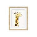 Picture of Smiling Giraffe _GroupedProduct_Rectangle_Portrait_Mini_ _GroupedProduct_Rectangle_Portrait_Framed_Matted_