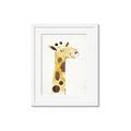 Picture of Smiling Giraffe _GroupedProduct_Rectangle_Portrait_Mini_ _GroupedProduct_Rectangle_Portrait_Framed_Matted_