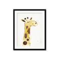 Picture of Smiling Giraffe _GroupedProduct_Rectangle_Portrait_Mini_ _GroupedProduct_Rectangle_Portrait_Framed_Matted_