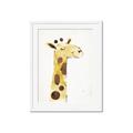 Picture of Smiling Giraffe _GroupedProduct_Rectangle_Portrait_Mini_ _GroupedProduct_Rectangle_Portrait_Framed_Matted_