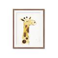 Picture of Smiling Giraffe _GroupedProduct_Rectangle_Portrait_Mini_ _GroupedProduct_Rectangle_Portrait_Framed_Matted_