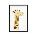 Picture of Smiling Giraffe _GroupedProduct_Rectangle_Portrait_Mini_ _GroupedProduct_Rectangle_Portrait_Framed_Matted_