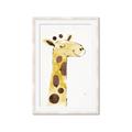Picture of Smiling Giraffe _GroupedProduct_Rectangle_Portrait_Mini_ _GroupedProduct_Rectangle_Portrait_Framed_Matted_