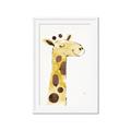 Picture of Smiling Giraffe _GroupedProduct_Rectangle_Portrait_Mini_ _GroupedProduct_Rectangle_Portrait_Framed_Matted_