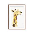 Picture of Smiling Giraffe _GroupedProduct_Rectangle_Portrait_Mini_ _GroupedProduct_Rectangle_Portrait_Framed_Matted_