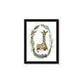 Picture of Palm Wreath Giraffe _GroupedProduct_Rectangle_Portrait_Mini_ _GroupedProduct_Rectangle_Portrait_Framed_Matted_