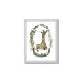 Picture of Palm Wreath Giraffe _GroupedProduct_Rectangle_Portrait_Mini_ _GroupedProduct_Rectangle_Portrait_Framed_Matted_