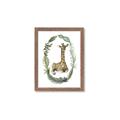 Picture of Palm Wreath Giraffe _GroupedProduct_Rectangle_Portrait_Mini_ _GroupedProduct_Rectangle_Portrait_Framed_Matted_