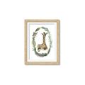 Picture of Palm Wreath Giraffe _GroupedProduct_Rectangle_Portrait_Mini_ _GroupedProduct_Rectangle_Portrait_Framed_Matted_