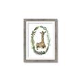 Picture of Palm Wreath Giraffe _GroupedProduct_Rectangle_Portrait_Mini_ _GroupedProduct_Rectangle_Portrait_Framed_Matted_