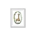Picture of Palm Wreath Giraffe _GroupedProduct_Rectangle_Portrait_Mini_ _GroupedProduct_Rectangle_Portrait_Framed_Matted_