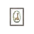 Picture of Palm Wreath Giraffe _GroupedProduct_Rectangle_Portrait_Mini_ _GroupedProduct_Rectangle_Portrait_Framed_Matted_