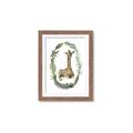 Picture of Palm Wreath Giraffe _GroupedProduct_Rectangle_Portrait_Mini_ _GroupedProduct_Rectangle_Portrait_Framed_Matted_