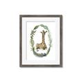 Picture of Palm Wreath Giraffe _GroupedProduct_Rectangle_Portrait_Mini_ _GroupedProduct_Rectangle_Portrait_Framed_Matted_