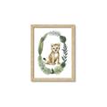 Picture of Palm Wreath Cub _GroupedProduct_Rectangle_Portrait_Mini_ _GroupedProduct_Rectangle_Portrait_Framed_Matted_