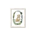 Picture of Palm Wreath Cub _GroupedProduct_Rectangle_Portrait_Mini_ _GroupedProduct_Rectangle_Portrait_Framed_Matted_