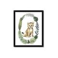 Picture of Palm Wreath Cub _GroupedProduct_Rectangle_Portrait_Mini_ _GroupedProduct_Rectangle_Portrait_Framed_Matted_