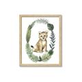 Picture of Palm Wreath Cub _GroupedProduct_Rectangle_Portrait_Mini_ _GroupedProduct_Rectangle_Portrait_Framed_Matted_
