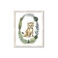 Picture of Palm Wreath Cub _GroupedProduct_Rectangle_Portrait_Mini_ _GroupedProduct_Rectangle_Portrait_Framed_Matted_