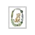 Picture of Palm Wreath Cub _GroupedProduct_Rectangle_Portrait_Mini_ _GroupedProduct_Rectangle_Portrait_Framed_Matted_