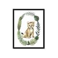 Picture of Palm Wreath Cub _GroupedProduct_Rectangle_Portrait_Mini_ _GroupedProduct_Rectangle_Portrait_Framed_Matted_