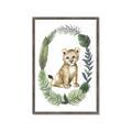 Picture of Palm Wreath Cub _GroupedProduct_Rectangle_Portrait_Mini_ _GroupedProduct_Rectangle_Portrait_Framed_Matted_