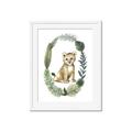 Picture of Palm Wreath Cub _GroupedProduct_Rectangle_Portrait_Mini_ _GroupedProduct_Rectangle_Portrait_Framed_Matted_