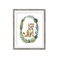 Picture of Palm Wreath Cub _GroupedProduct_Rectangle_Portrait_Mini_ _GroupedProduct_Rectangle_Portrait_Framed_Matted_