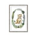 Picture of Palm Wreath Cub _GroupedProduct_Rectangle_Portrait_Mini_ _GroupedProduct_Rectangle_Portrait_Framed_Matted_