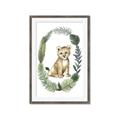 Picture of Palm Wreath Cub _GroupedProduct_Rectangle_Portrait_Mini_ _GroupedProduct_Rectangle_Portrait_Framed_Matted_