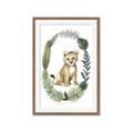 Picture of Palm Wreath Cub _GroupedProduct_Rectangle_Portrait_Mini_ _GroupedProduct_Rectangle_Portrait_Framed_Matted_
