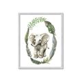Picture of Elephant Palm Wreath _GroupedProduct_Rectangle_Portrait_Mini_ _GroupedProduct_Rectangle_Portrait_Framed_Matted_