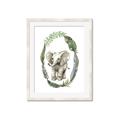 Picture of Elephant Palm Wreath _GroupedProduct_Rectangle_Portrait_Mini_ _GroupedProduct_Rectangle_Portrait_Framed_Matted_