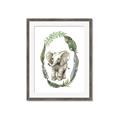 Picture of Elephant Palm Wreath _GroupedProduct_Rectangle_Portrait_Mini_ _GroupedProduct_Rectangle_Portrait_Framed_Matted_