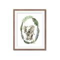 Picture of Elephant Palm Wreath _GroupedProduct_Rectangle_Portrait_Mini_ _GroupedProduct_Rectangle_Portrait_Framed_Matted_