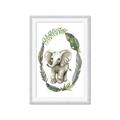 Picture of Elephant Palm Wreath _GroupedProduct_Rectangle_Portrait_Mini_ _GroupedProduct_Rectangle_Portrait_Framed_Matted_