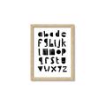 Picture of Black Letter Alphabet _GroupedProduct_Rectangle_Portrait_Mini_ _GroupedProduct_Rectangle_Portrait_Framed_Matted_