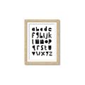 Picture of Black Letter Alphabet _GroupedProduct_Rectangle_Portrait_Mini_ _GroupedProduct_Rectangle_Portrait_Framed_Matted_