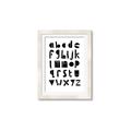 Picture of Black Letter Alphabet _GroupedProduct_Rectangle_Portrait_Mini_ _GroupedProduct_Rectangle_Portrait_Framed_Matted_