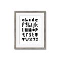 Picture of Black Letter Alphabet _GroupedProduct_Rectangle_Portrait_Mini_ _GroupedProduct_Rectangle_Portrait_Framed_Matted_