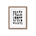 Picture of Black Letter Alphabet _GroupedProduct_Rectangle_Portrait_Mini_ _GroupedProduct_Rectangle_Portrait_Framed_Matted_