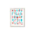 Picture of Multi Color Block Alphabet _GroupedProduct_Rectangle_Portrait_Mini_ _GroupedProduct_Rectangle_Portrait_Framed_Matted_