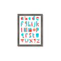 Picture of Multi Color Block Alphabet _GroupedProduct_Rectangle_Portrait_Mini_ _GroupedProduct_Rectangle_Portrait_Framed_Matted_