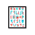 Picture of Multi Color Block Alphabet _GroupedProduct_Rectangle_Portrait_Mini_ _GroupedProduct_Rectangle_Portrait_Framed_Matted_