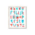 Picture of Multi Color Block Alphabet _GroupedProduct_Rectangle_Portrait_Mini_ _GroupedProduct_Rectangle_Portrait_Framed_Matted_