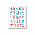 Picture of Multi Color Block Alphabet _GroupedProduct_Rectangle_Portrait_Mini_ _GroupedProduct_Rectangle_Portrait_Framed_Matted_