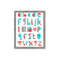 Picture of Multi Color Block Alphabet _GroupedProduct_Rectangle_Portrait_Mini_ _GroupedProduct_Rectangle_Portrait_Framed_Matted_