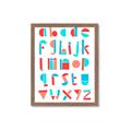 Picture of Multi Color Block Alphabet _GroupedProduct_Rectangle_Portrait_Mini_ _GroupedProduct_Rectangle_Portrait_Framed_Matted_