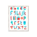 Picture of Multi Color Block Alphabet _GroupedProduct_Rectangle_Portrait_Mini_ _GroupedProduct_Rectangle_Portrait_Framed_Matted_